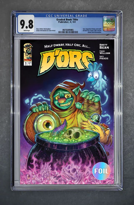 D'Orc #9 CGC 9.8 Josh C Lyman LTD 500 [10/21/26]