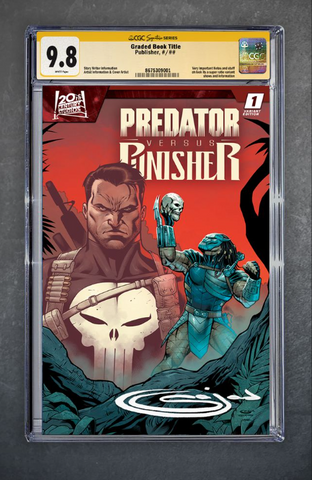 Predator vs. Punisher #1 CGC 9.8 Sajad Shah LTD 3000 [11/11/26]