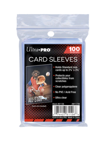 Ultra Pro Soft Penny Sleeves (100CT) 2.5"x 3.5"