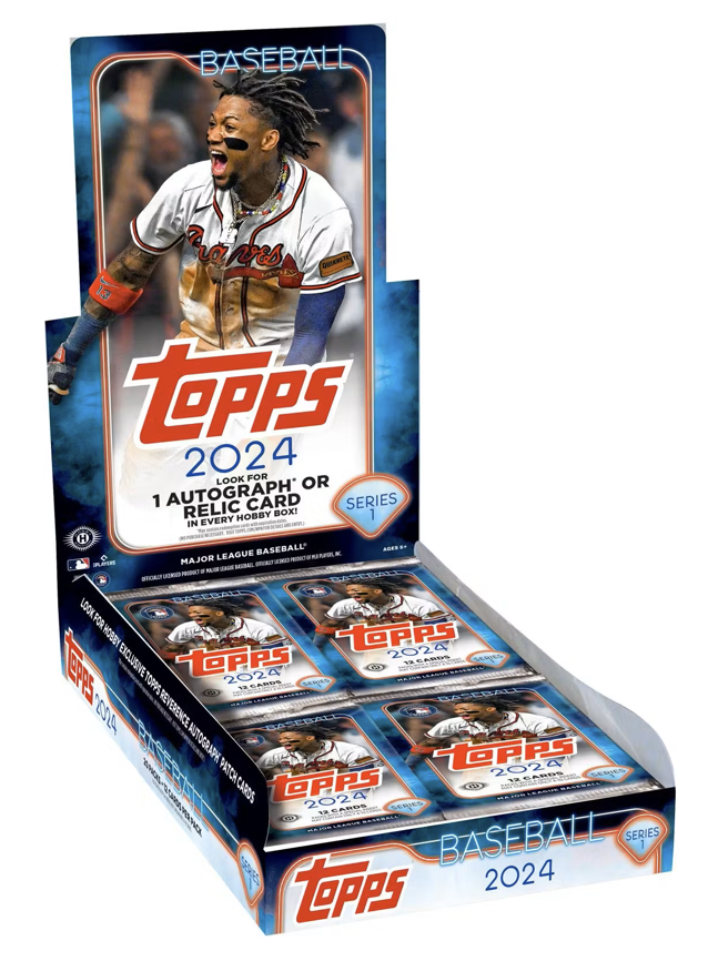 2024 Topps Series 1 Baseball Hobby Box (24-packs)