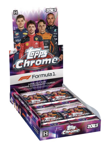 2023 Topps Chrome F1 Formula 1 Racing Hobby Box (20-packs)