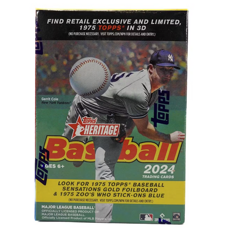 2024 Topps Heritage Baseball Blaster Box