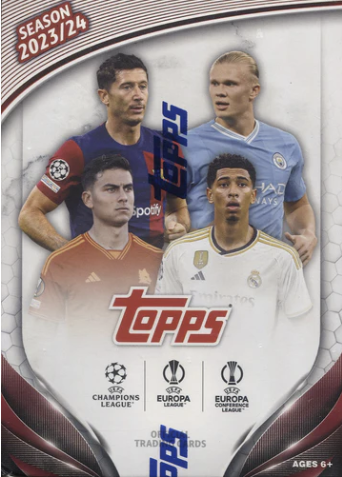 2023/24 Topps UEFA Club Competitions Soccer Blaster / Value Box