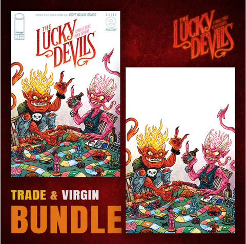 The Lucky Devil's #1 Josh C Lyman PCB Hobby Variant Cvr A Trade + Cvr B Virgin Bundle [1/8/25]