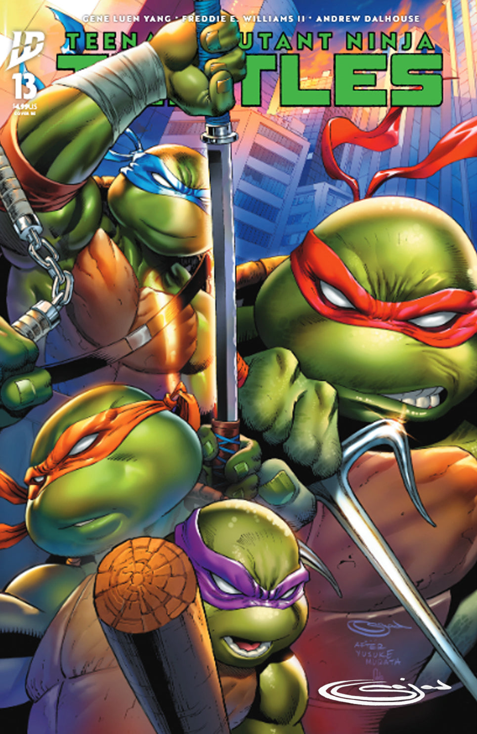 Teenage Mutant Ninja Turtles 13 Sajad Shah ***SIGNED*** Variant A Trade LTD 500 [12/10/25]