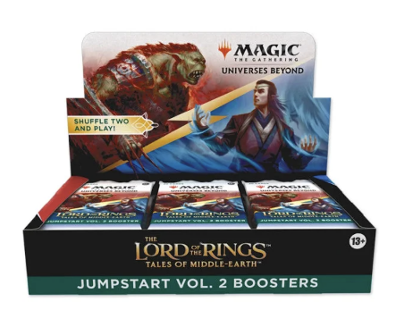Magic The Gathering -  Universes Beyond: Lord of the Rings- Jumpstart Booster Box (18 Packs)