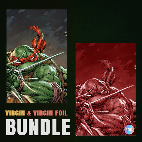 Teenage Mutant Ninja Turtle 9 Philip Tan BUNDLE Variant A Virgin + Variant B Virgin Foil [6/4/25]