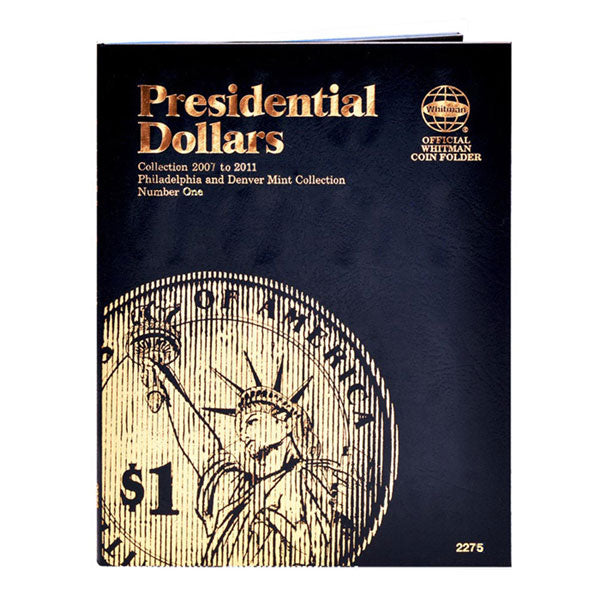 Whitman Presidential Dollar 2007-2011 P&D (Vol. 1) Coin Folder