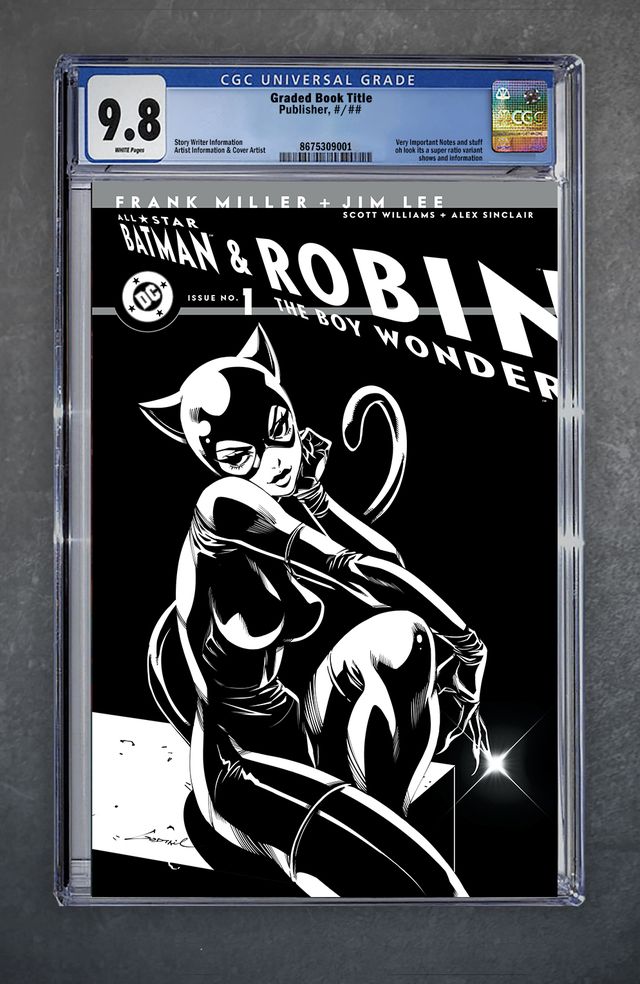 All-Star Batman and Robin, The Boy Wonder 1 Facsimile Edition CGC Universal Series 9.8 Godtail Variant A Trade LTD 250 [12/3/25]