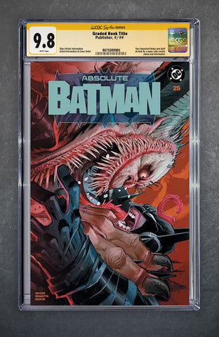 Absolute Batman #25 CGC 9.8 Eric Canete LTD 1000 [10/28/26]