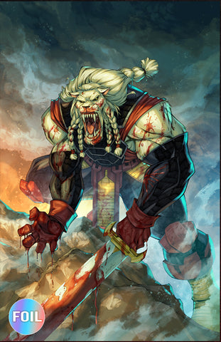 Invincible Universe: Battle Beast 4 Ryan Kincaid Variant B Virgin Foil LTD 1000 [8/20/25]