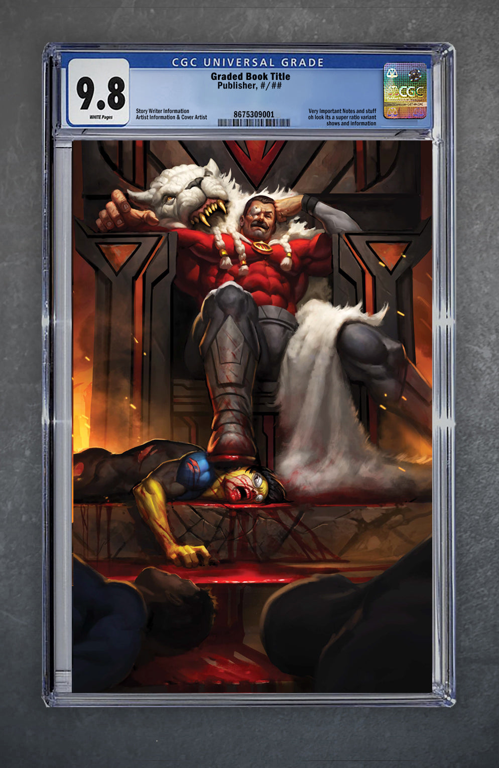 Invincible Returns #1 (Reprint) CGC Universal Series 9.8 Aaron Bartling Variant B Virgin LTD 1500 [6/28/26]