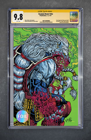 Invincible Universe: Battle Beast 6 CGC Signature Series 9.8 Maria Wolf Variant B Virgin Foil LTD 1000 [10/15/25]