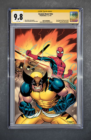 Spider-Man & Wolverine 1 CGC Signature Series 9.8 Sajad Shah Variant B Virgin LTD 1000 [5/21/25]