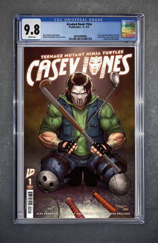 Teenage Mutant Ninja Turtles: Casey Jones #1 CGC Universal Series 9.8 Sajad Shah Variant A Trade LTD 600 [9/17/25]