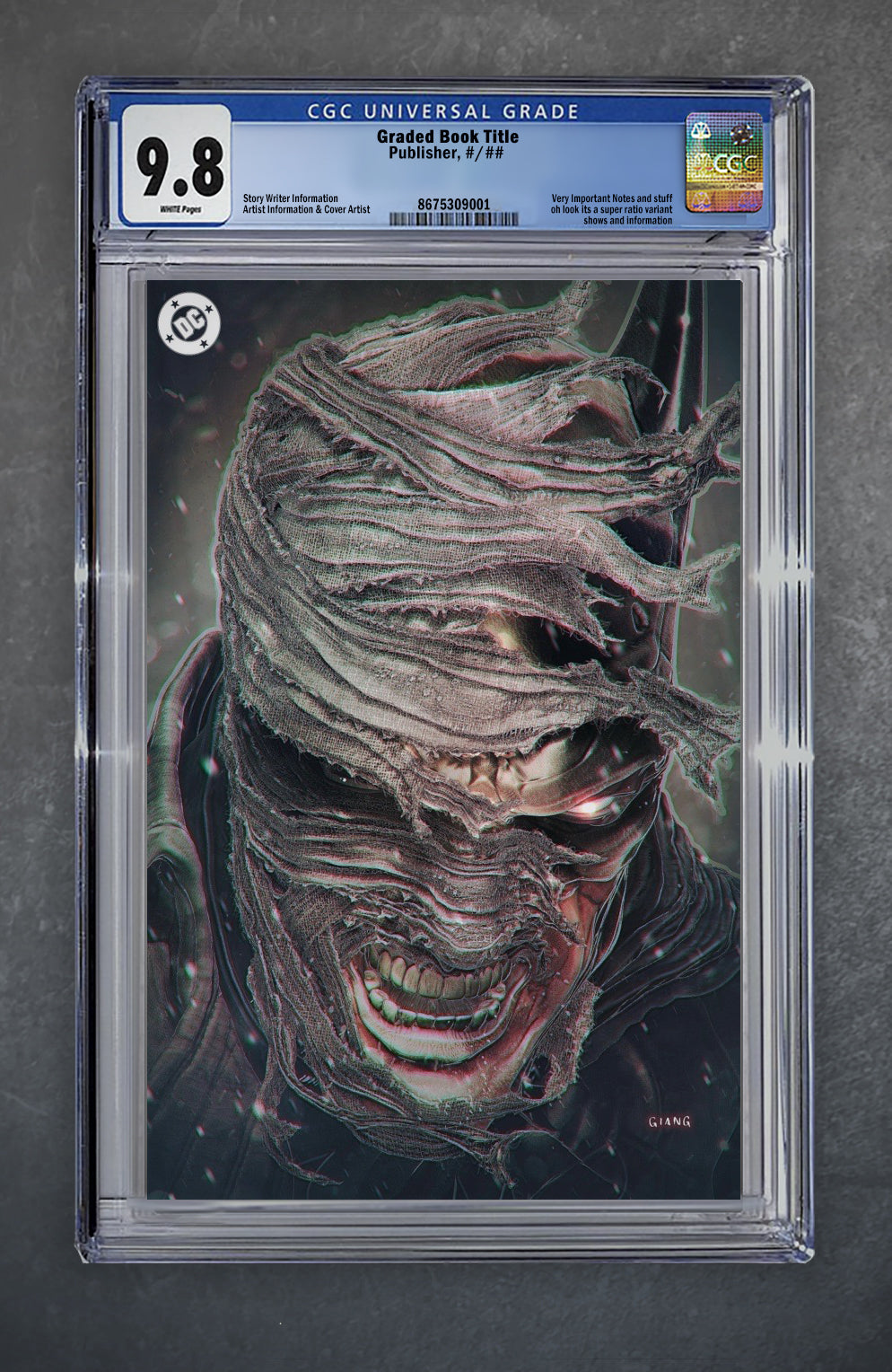 Batman 158 CGC Universal Series 9.8 John Giang Variant B Virgin LTD 1000 [3/26/25] Hush 2 H2sh