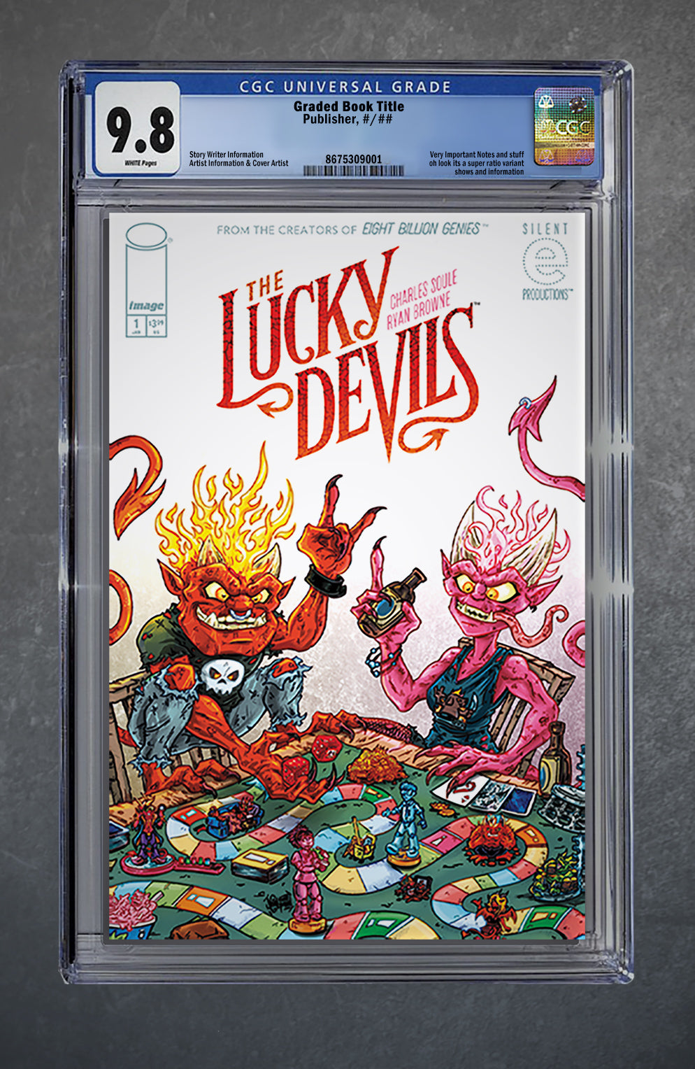 The Lucky Devil's #1 CGC 9.8 Josh C Lyman PCB Hobby Variant A Trade LTD 500 [1/8/25]