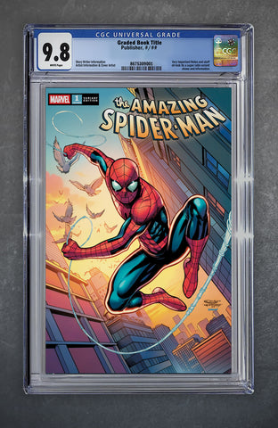 Amazing Spider-Man 1 CGC Universal Series 9.8 Sajad Shah Variant A Trade LTD 3000 [4/9/25]