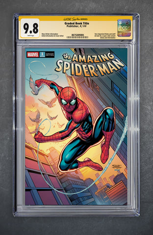 Amazing Spider-Man 1 CGC Signature Series 9.8 Sajad Shah Variant A Trade LTD 3000 [4/9/25]