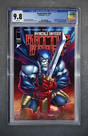 Invincible Universe: Battle Beast #1 CGC Universal Series 9.8 Sajad Shah PCB Hobby Variant A Trade LTD 2000 [4/16/25]