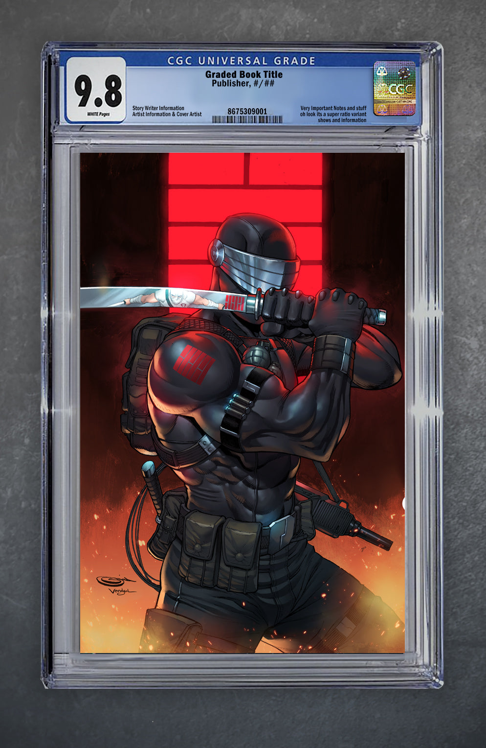 G.I. Joe A Real American Hero Silent Missions Editions 21 CGC 9.8 Sajad Shah LTD 750 [4/15/25]