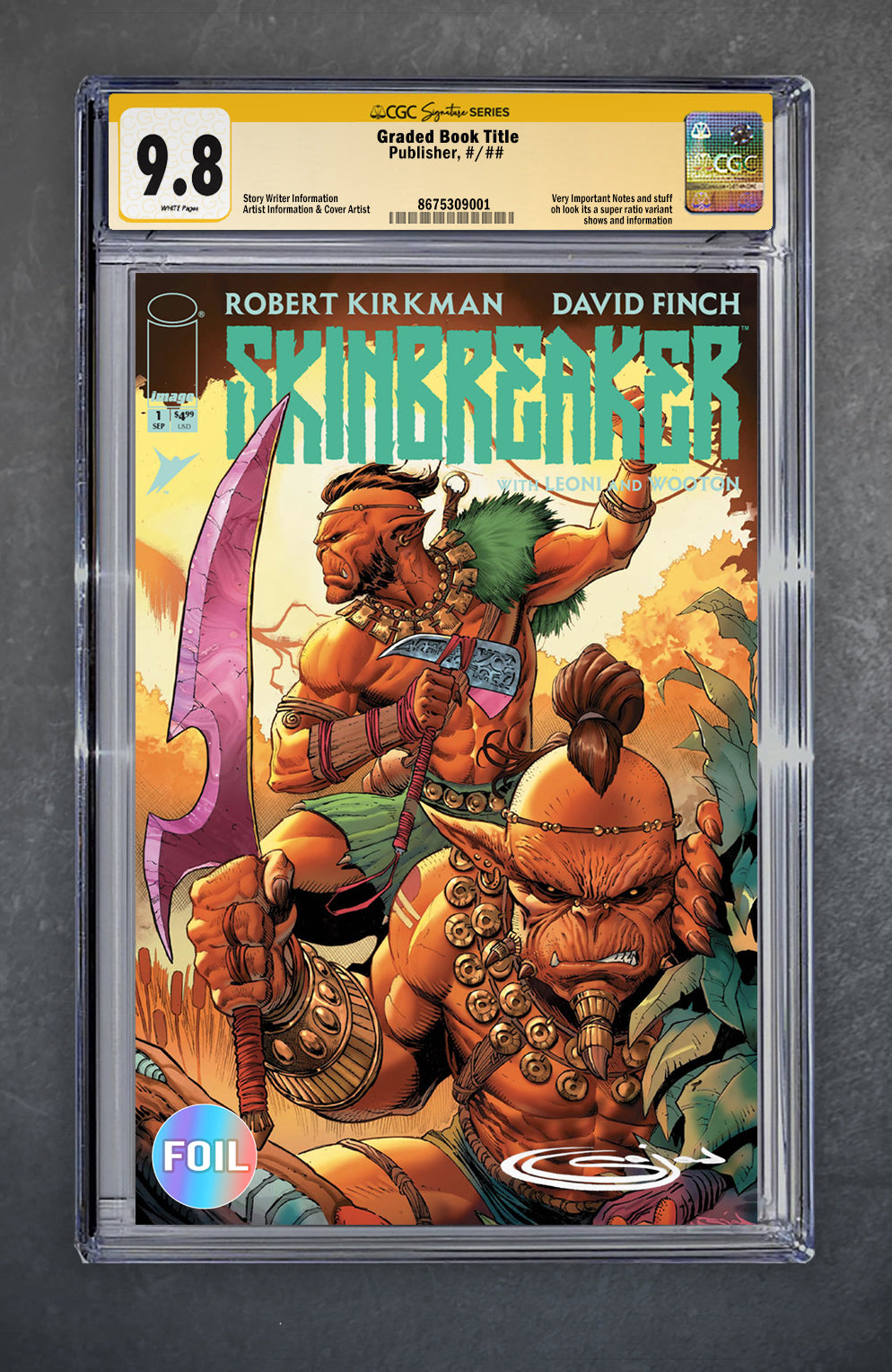Skinbreaker 1 CGC Signature Series 9.8 Sajad Shah Variant A Trade Foil LTD 2000 [10/9/25]