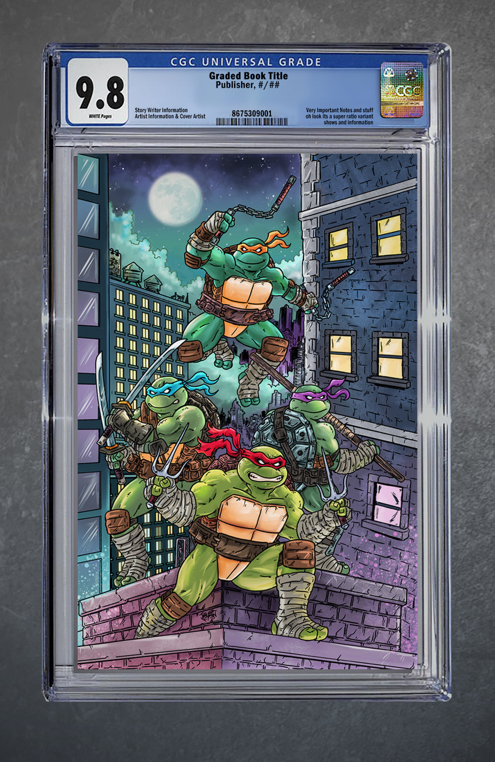 Teenage Mutant Ninja Turtles #6 CGC 9.8 Josh C Lyman PCB Hobby Variant A VIRGIN LTD 600 [1/29/25] MEGACON