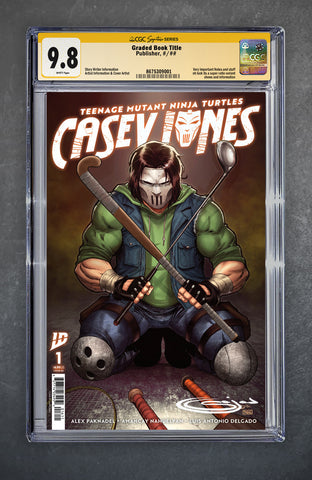 Teenage Mutant Ninja Turtles: Casey Jones #1 CGC Signature Series 9.8 Sajad Shah Variant A Trade LTD 600 [9/17/25]