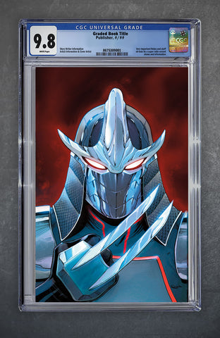 Teenage Mutant Ninja Turtles: Shredder #1 CGC 9.8 Universal Series Sajad Shah Variant B Virgin LTD 600 [8/13/25]