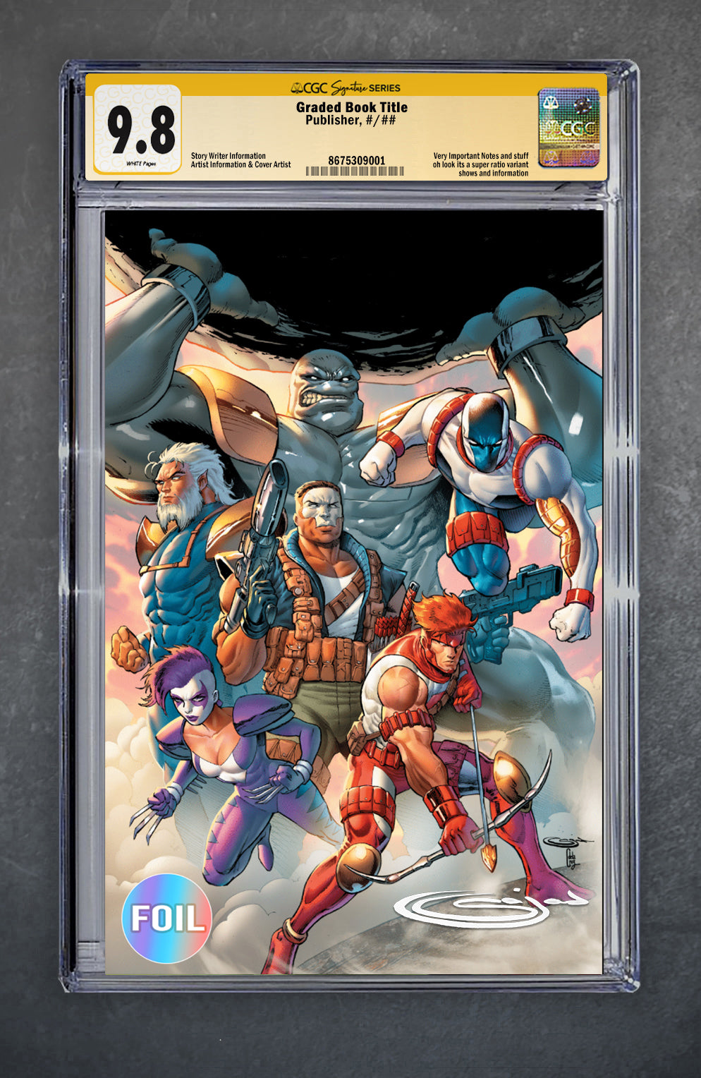 Youngblood 1 CGC Signature Series 9.8 Sajad Shah Variant B Virgin Foil LTD 750 [11/12/25]