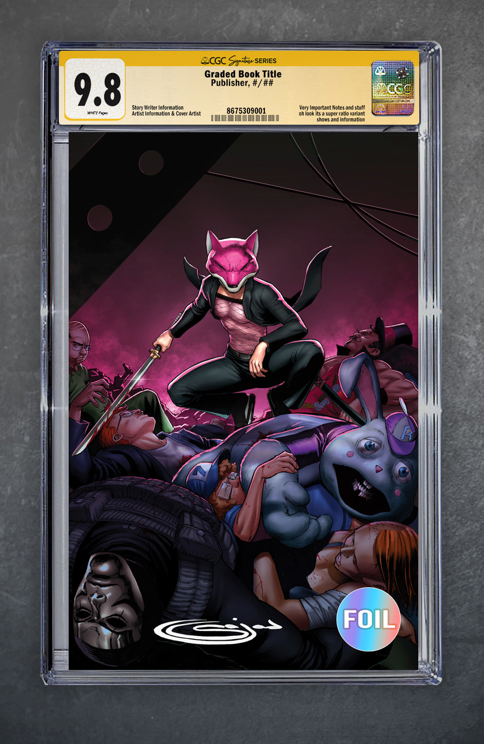 Exquisite Corpses 6 CGC Signature Series 9.8 Sajad Shah Variant B Virgin Foil LTD 500 [10/22/25]