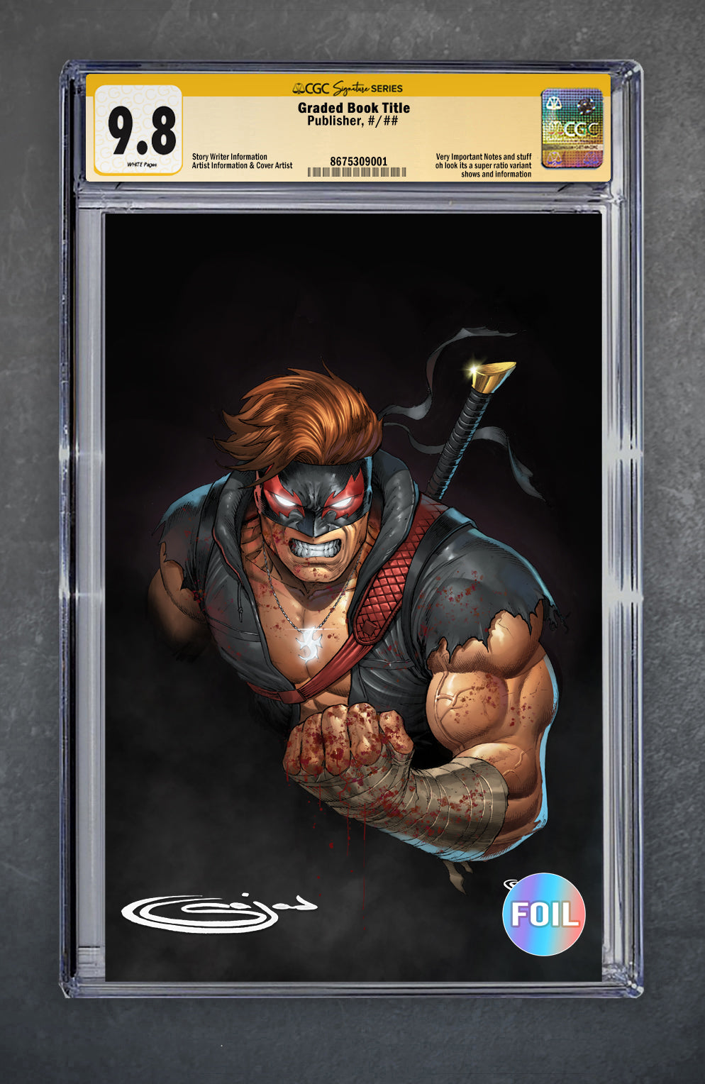 Final Boss 1 CGC Signature Series 9.8 Sajad Shah Variant A Virgin Foil LTD 500 [11/19/25]