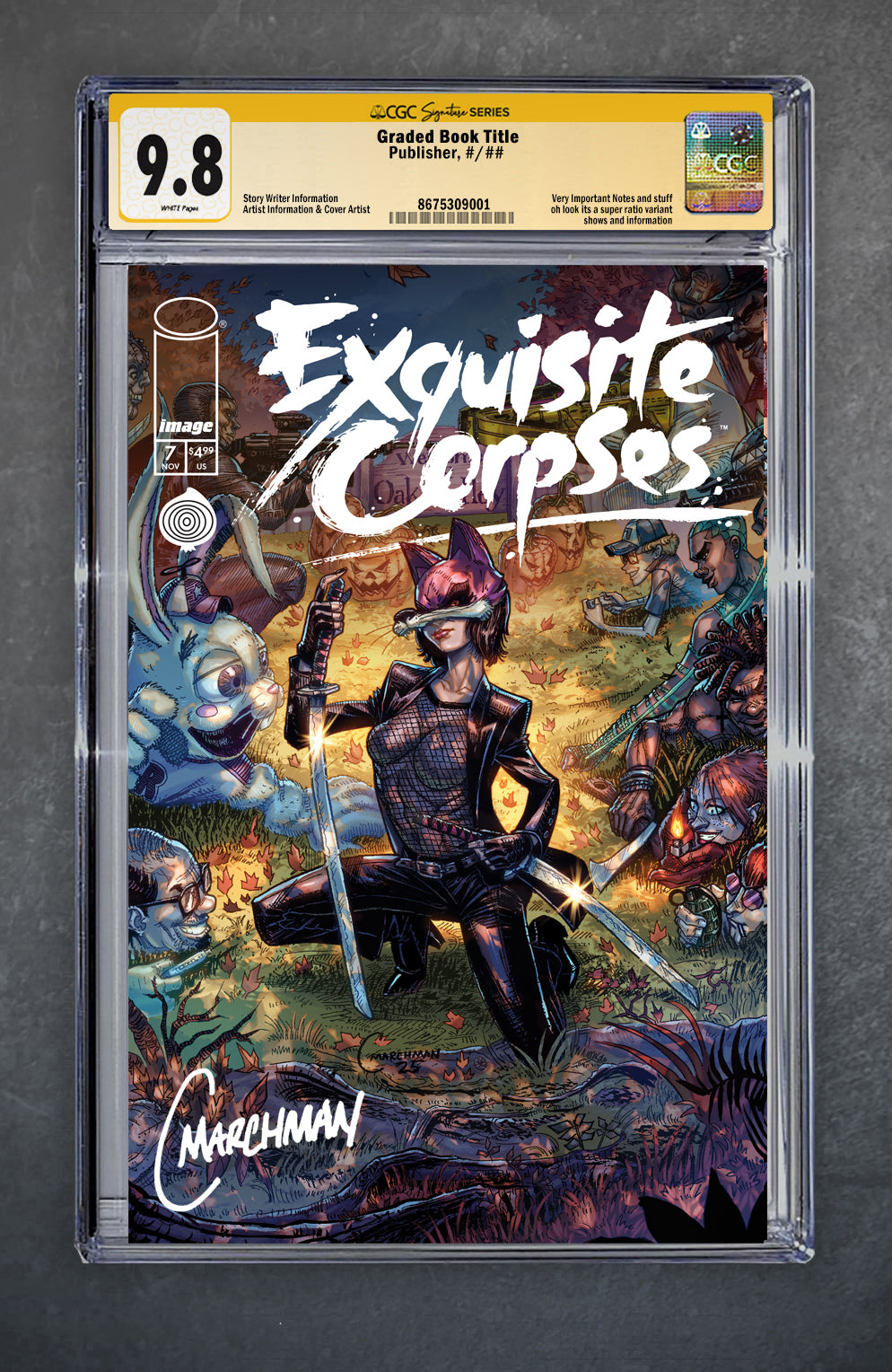 Exquisite Corpses 7 CGC Signature Series 9.8 Chris Marchman Variant A Trade LTD 500 [11/19/25]