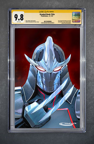 Teenage Mutant Ninja Turtles: Shredder #1 CGC Signature Series 9.8 Sajad Shah Variant B Virgin LTD 600 [8/13/25]