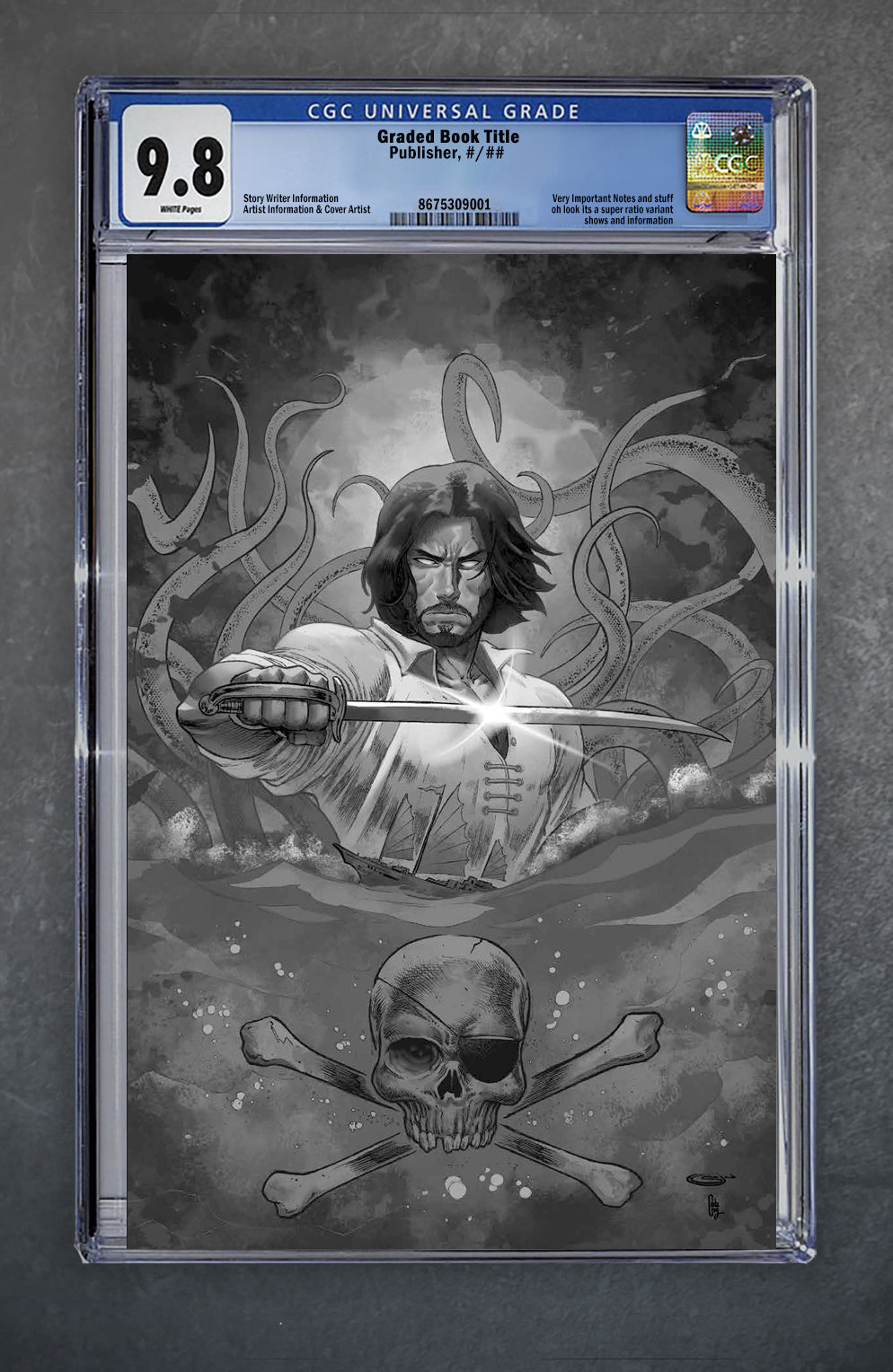 BRZRKR: The Bleeding Tide 1 CGC Universal Series 9.8 Sajad Shah Variant C Sketch LTD 250 [11/26/25]