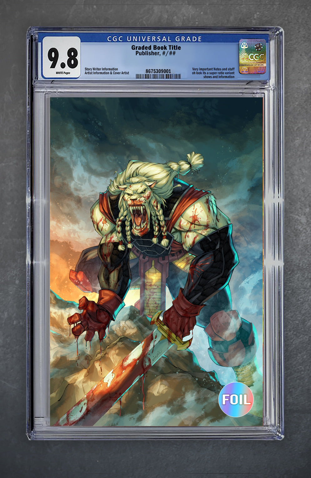 Invincible Universe: Battle Beast #4 CGC Universal Series 9.8 Ryan Kincaid Variant B Virgin Foil LTD 1000 [8/20/25]