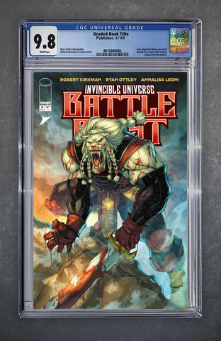 Invincible Universe: Battle Beast #4 CGC Universal Series 9.8 Ryan Kincaid Variant A Trade LTD 1000 [8/20/25]