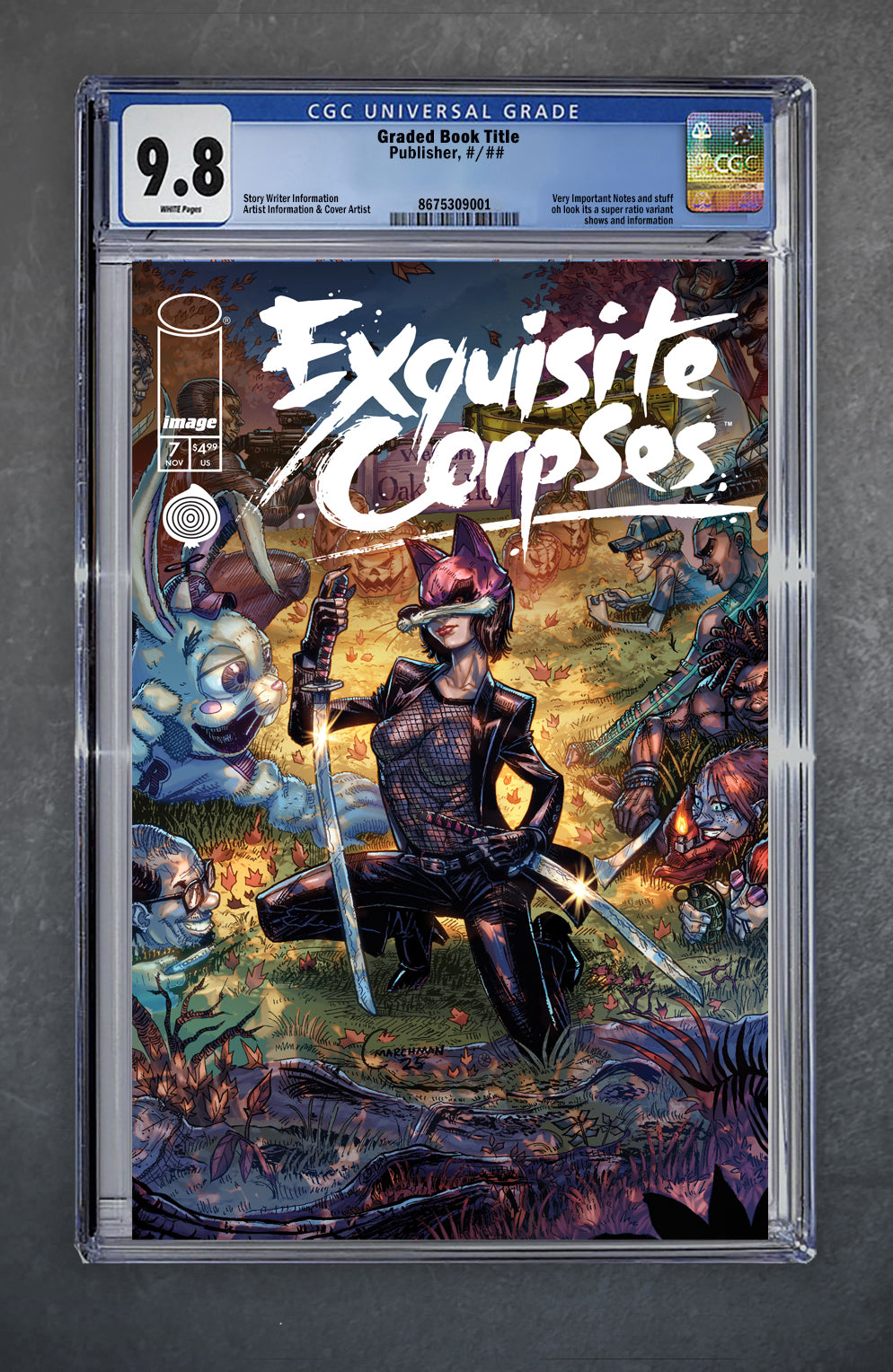 Exquisite Corpses 7 CGC Universal Series 9.8 Chris Marchman Variant A Trade LTD 500 [11/19/25]