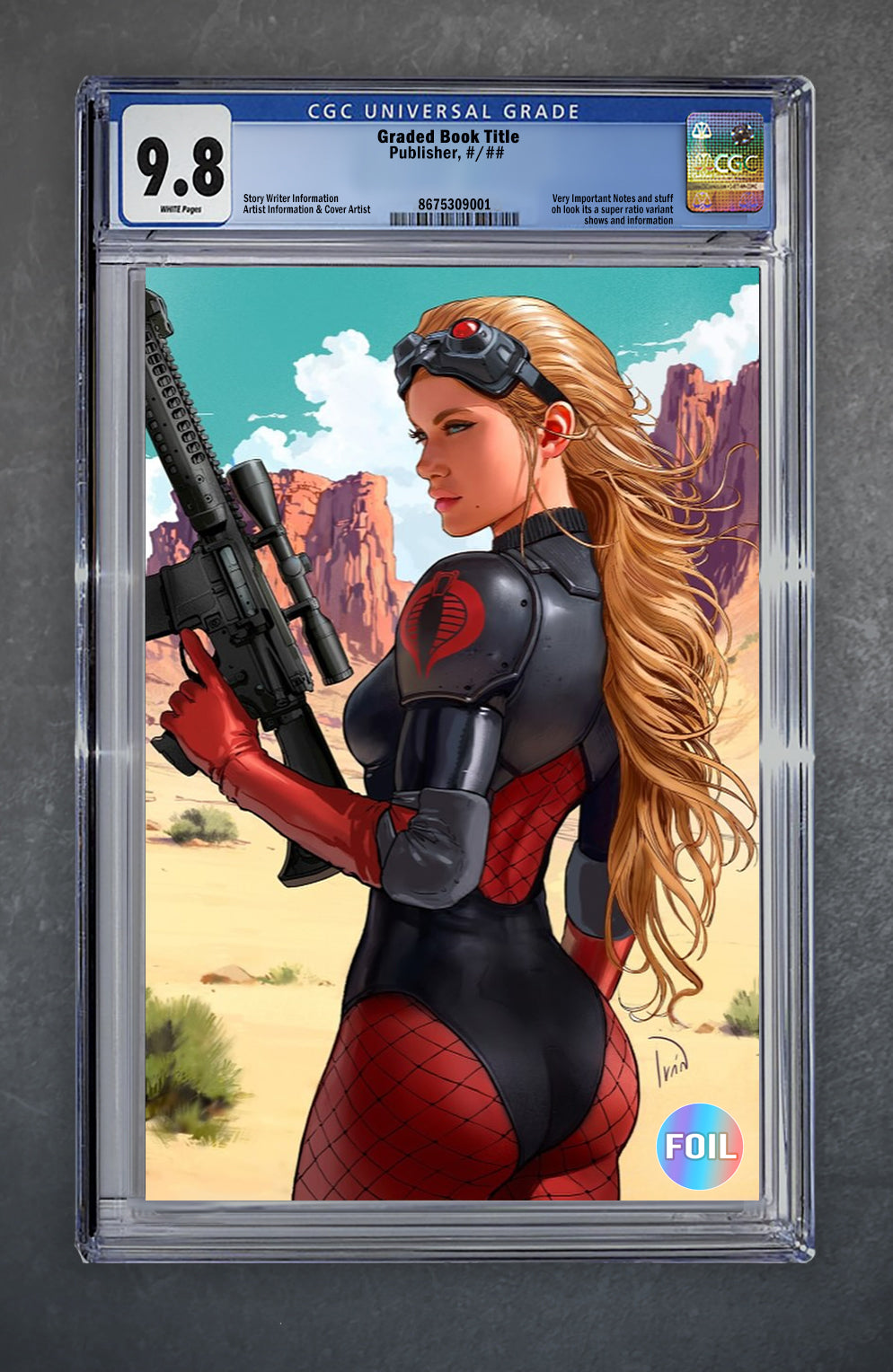 G.I. Joe #6 CGC Universal Series 9.8 Ivan Talavera Variant Cover B Foil Edition LTD 750 [4/16/25]