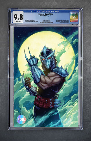 TMNT: Shredder 3 CGC Universal Series 9.8 Ryan Kincaid Variant B Virgin Foil LTD 500 [11/26/25]