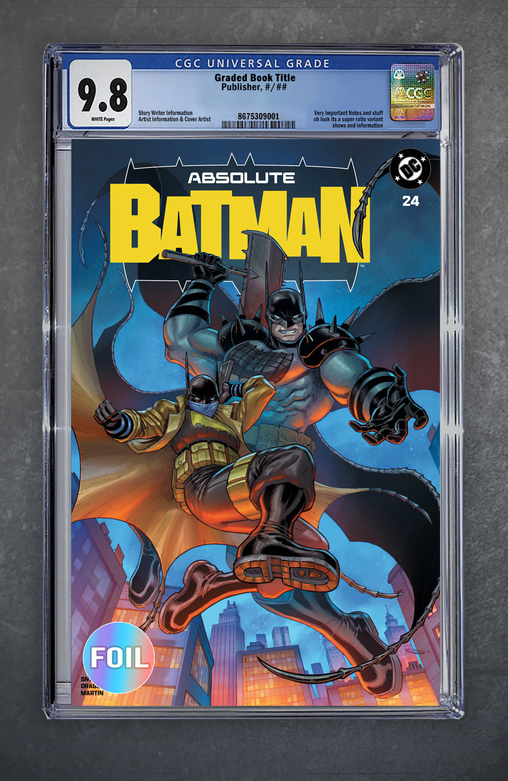 Absolute Batman #24 CGC 9.8 Sajad Shah LTD 1000 [9/23/26]