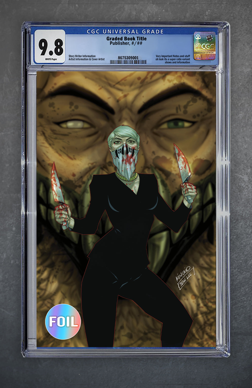 Fall of the House of Slaughter #2 CGC Universal Series 9.8 Ryan Kincaid Variant B Virgin Foil LTD 500 [6/10/26]