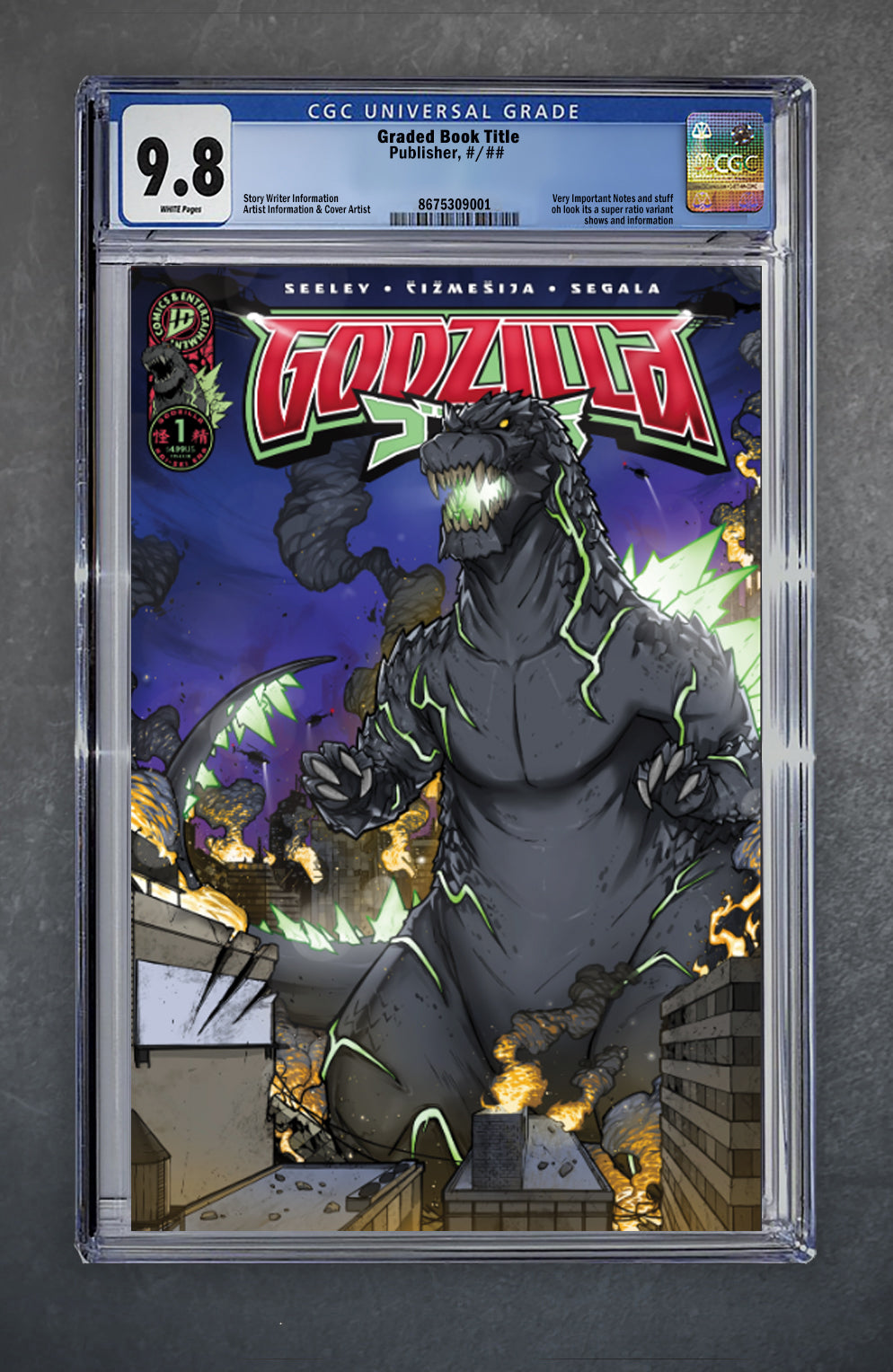 Godzilla #1 CGC Universal Series 9.8 Nate Melendez Variant A Trade LTD 500 [7/23/25]