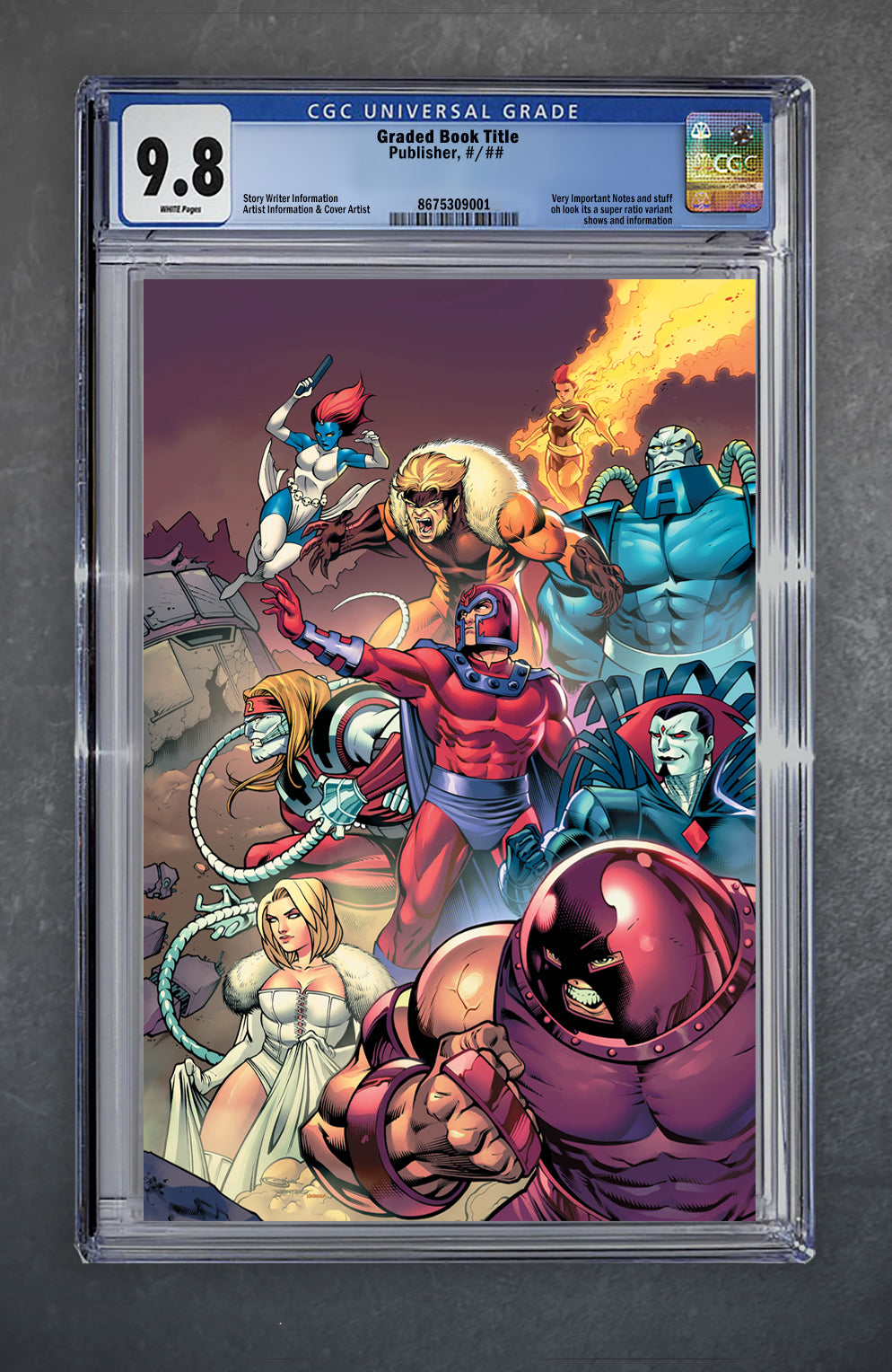 X-MEN #20 CGC Universal Series 9.8 Sajad Shah Variant B Virgin LTD 1000 [8/13/25]