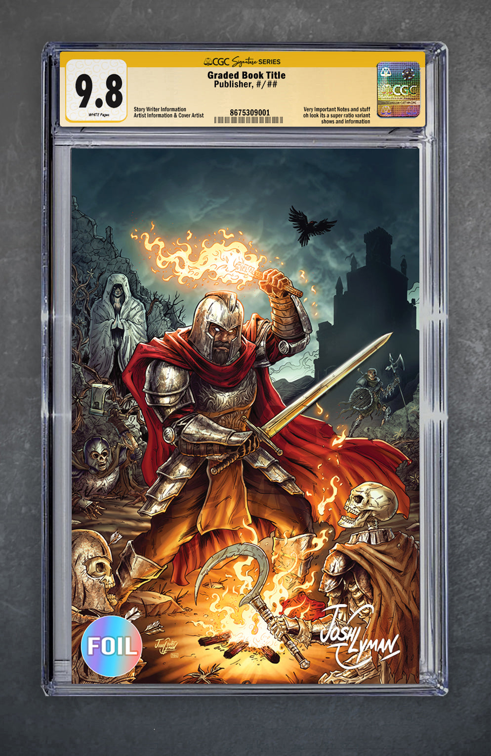 Dark Souls: Mother of Mourning 1 CGC Signature Series 9.8 Josh C Lyman Variant B Virgin Foil LTD 500 [12/3/25]