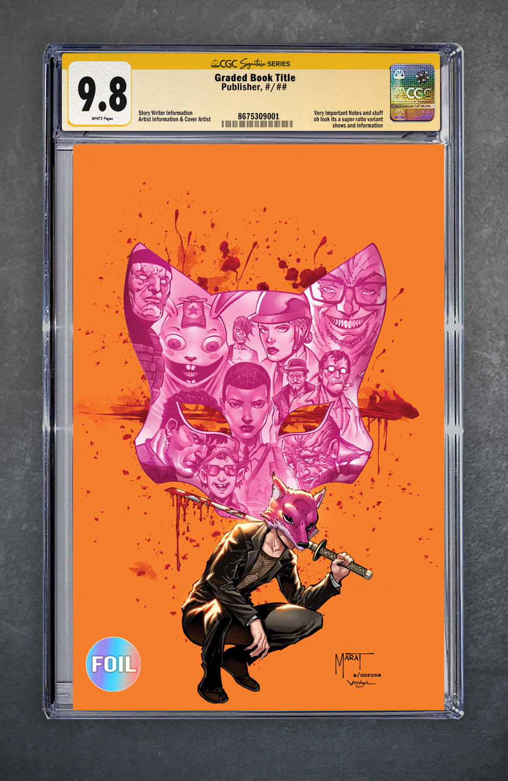 Exquisite Corpses 8 CGC Signature Series 9.8 Marat Mychaels Variant B Virgin Foil LTD 500 [12/17/25]