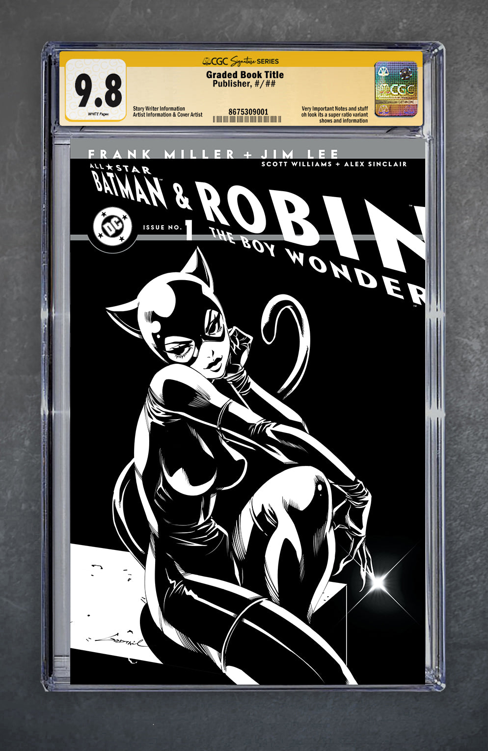All-Star Batman and Robin, The Boy Wonder 1 Facsimile Edition CGC Signature Series 9.8 Godtail Variant A Trade LTD 250 [12/3/25]