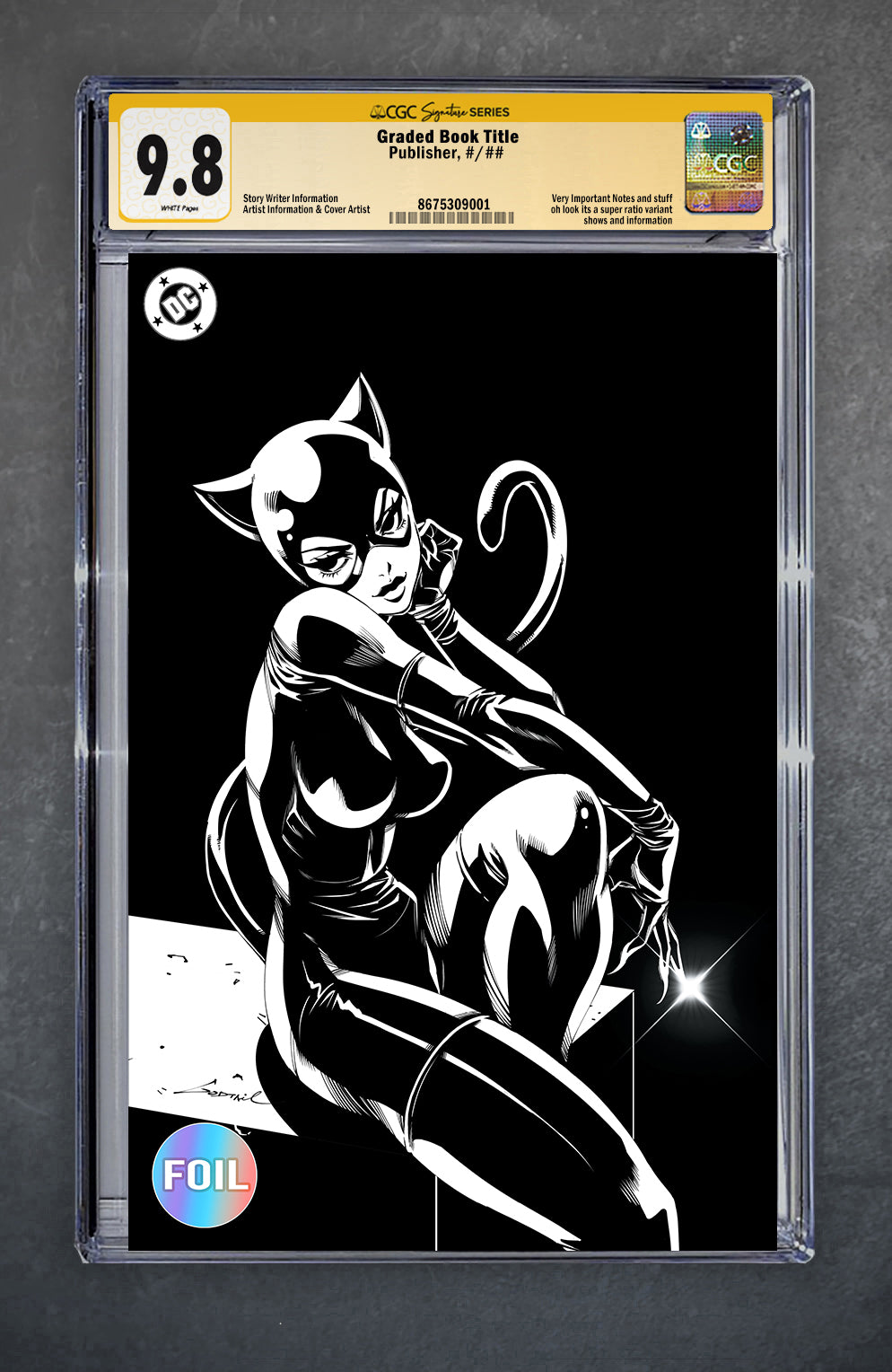 All-Star Batman and Robin, The Boy Wonder 1 Facsimile Edition CGC Signature Series 9.8 Godtail Variant B Virgin Foil LTD 250 [12/3/25]