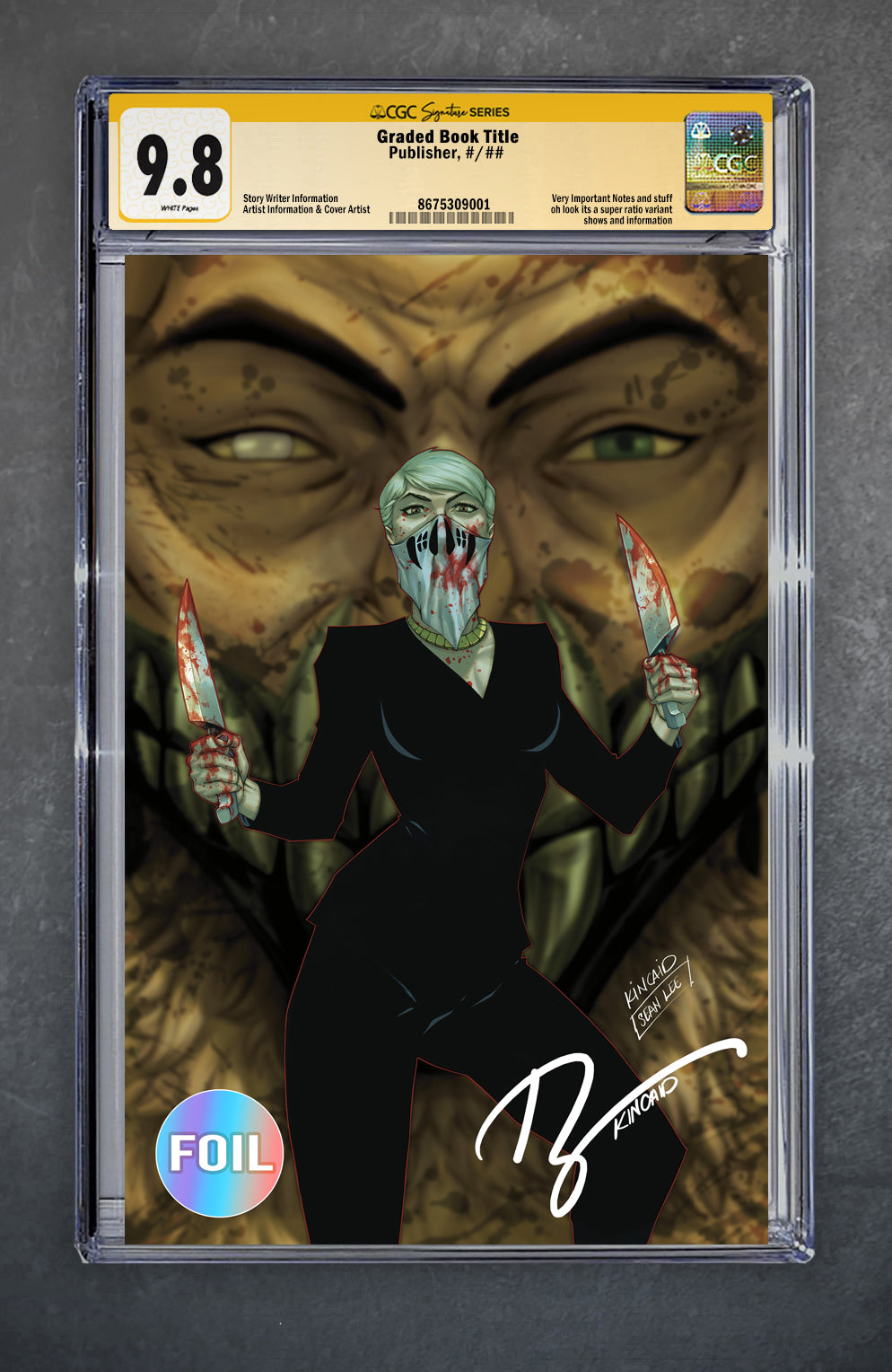 Fall of the House of Slaughter #2 Signature Series 9.8 Ryan Kincaid Variant B Virgin Foil LTD 500 [6/10/26]