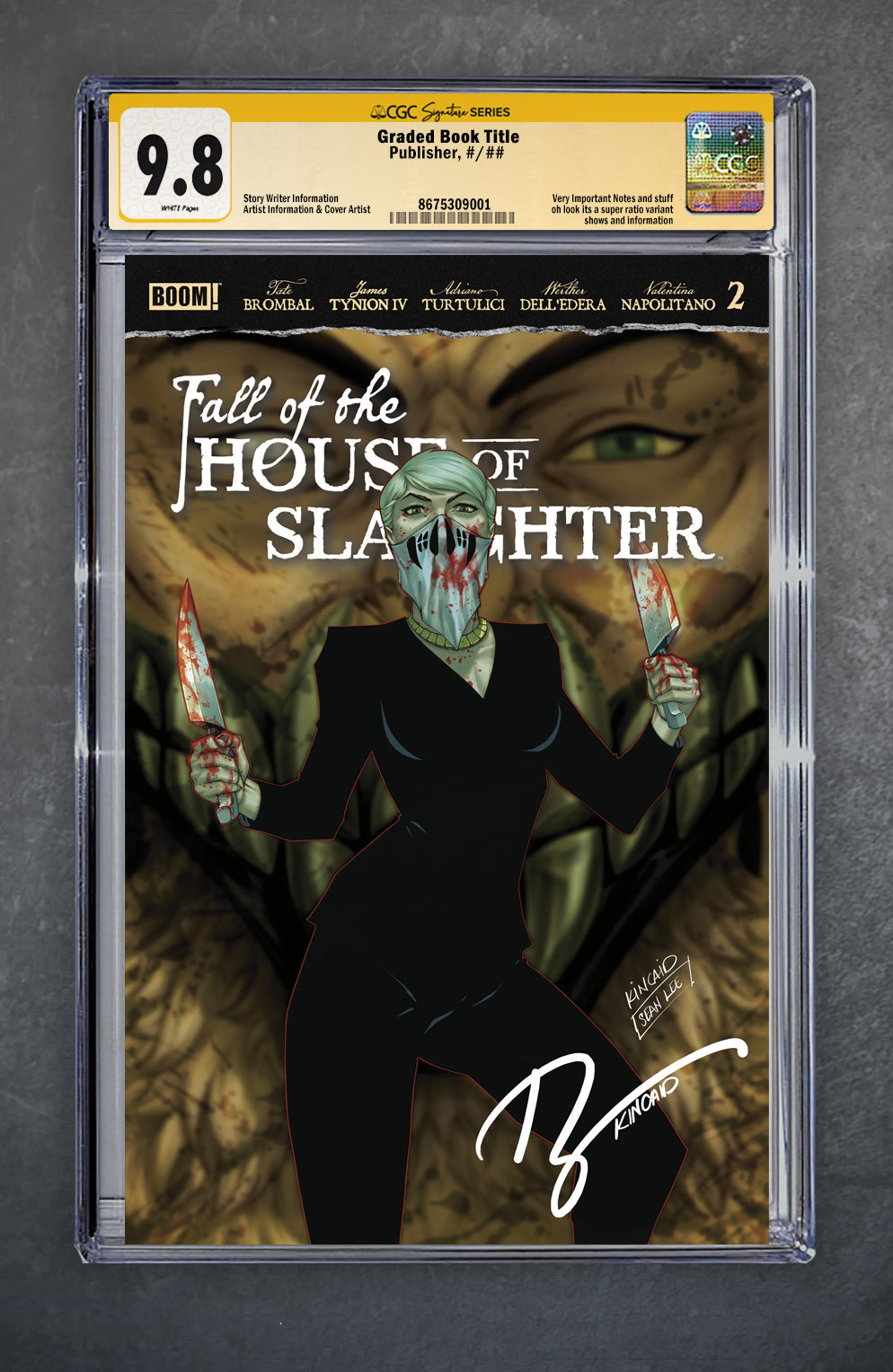 Fall of the House of Slaughter #2 Signature Series 9.8 Ryan Kincaid Variant A Trade LTD 500 [6/10/26]